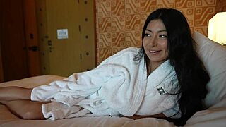 Big Tit Latina Cami Strella Caught Naked Begs for Cock Ride!