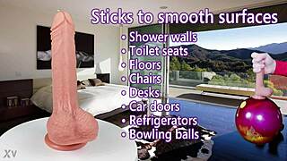 fukena's quarterback realistic dual density silicone dildo