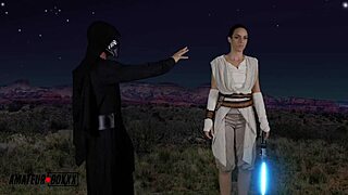 rey mesmerized by jaime vine's cosplay seduction unfolds