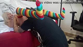 Blonde Fuck Doll Pounded with Sex Toys Anal