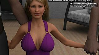 mini guy check out my giantess tits growing huge for sex hey?