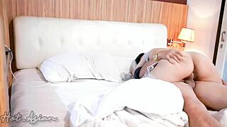 exploring tight asian beauty in homemade creampie passion