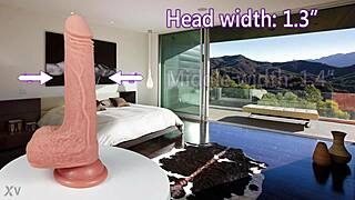 fukena's quarterback realistic dual density silicone dildo