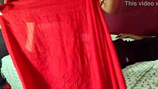 indian saari beauty bent over for rough anal pounding