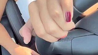 naked in traffic masturbating pussy to wild outdoor orgasm