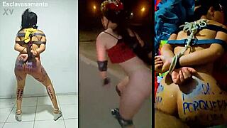 Samanta the Bound Slut Feels Deep Humiliation in Intense BDSM Fucking