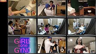 Behind the scenes with stefania mafra moaning in latex nurse orgasm trials