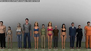 mini guy check out my giantess tits growing huge for sex hey?