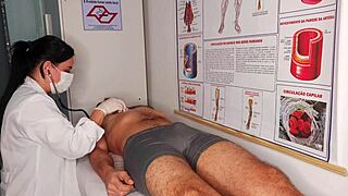 nurse sees my huge erection... gonna bang her juicy pussy now!