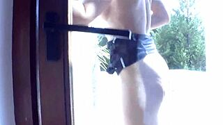 Monster Cock Rips Brunette Ass with Gaping Squirting Anal Fury