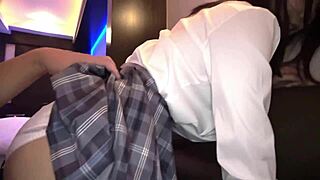 oh wow this real cute ojousama from fancy school... i talkd her into raw uniform creampie her tits n big ass perfect!!