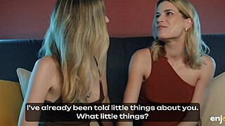 submissive ada in collar leashed by dominant angelique lapiedra lesbian seduction 😘👩‍❤️‍💋‍👩