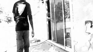 Sexy Big-Boobed Blonde In Lingerie Performs Deep Blowjob