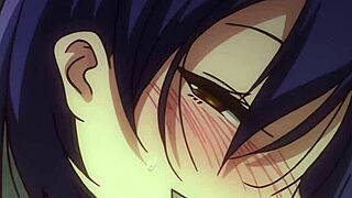 hentai babe bent over big tits bouncing as she begs for creampie doggystyle pounding