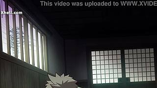 hentai babe bent over big tits bouncing as she begs for creampie doggystyle pounding