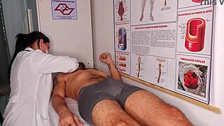 nurse sees my huge erection... gonna bang her juicy pussy now!