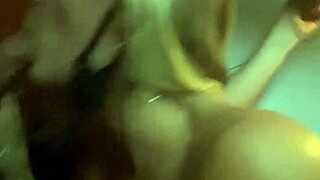 Cuckold wife flashes in public gloryhole booth gets caught cheating