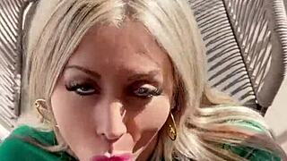 Watch her gag on cock with tons of spit in this deepthroat comp!