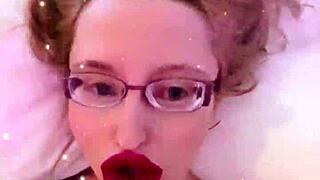 Russian mistress goddess commands with glasses fetish control.