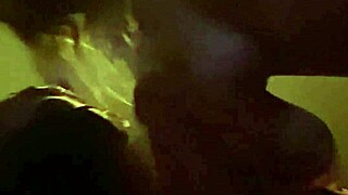 Cuckold wife flashes in public gloryhole booth gets caught cheating