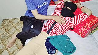 Indian Wife Moans in Dirty Talk Missionary Creampie Fuck