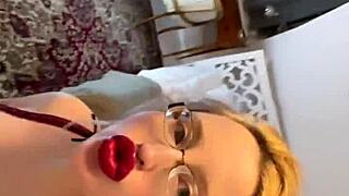 Russian mistress goddess commands with glasses fetish control.