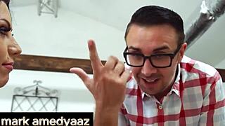 Dirty Masseur Rubs and Fucks Busty Neighbor Sheridan Love Hard