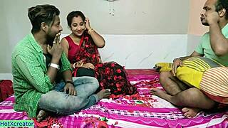 sharin my desi randi wife wit ex husban in threesome