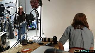 sexy teen model screws photographer in hot fucking session