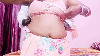 beautiful desi housewife rides tailor's cock with dirty telugu talk and huge natural tits