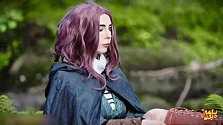 melina ramps up pussy action with cosplay creampie riding outdoors sloppy