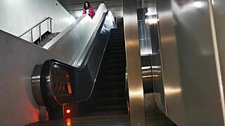 exhibit slutty crossdresser flashing panties in short skirt!