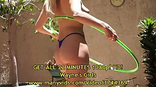 liz ashley strips nude bounces natural tits and ass in first shoot tease 🔥