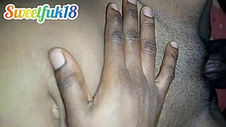 african beauty's sweet pussy creams hard outdoors in squirting reality