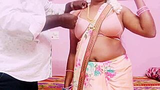 beautiful desi housewife rides tailor's cock with dirty telugu talk and huge natural tits