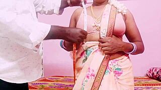 beautiful desi housewife rides tailor's cock with dirty telugu talk and huge natural tits