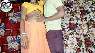 desi bhabhi strips saree bares juicy ass for intense doggystyle pounding in bedroom