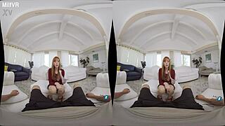 Lauren Phillips hot milf blackmailed into pov pussy pounding