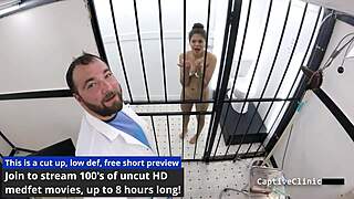 Behind Scenes Nurse Michelle Anderson Gapes Pussy with Dildo in Hospital