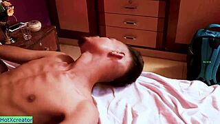 young desi couple's first rough anal doggy in early morning heat