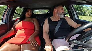 Big Tits Latina May Silva Rides Bareback In Salvador Car Casting