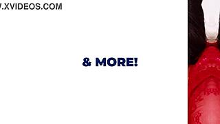 british teen in lingerie deepthroats cock till cum floods her mouth