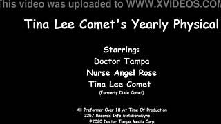 Tina lee comet humiliated in speculum gyno exam by doctor tampa and nurse angel rose