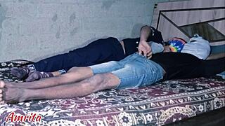 bhabhi gets pounded hard at night in house with hot hindi audio wild chudai action