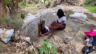 Joy Streams Wild Outdoor Dick Pounding Screams!