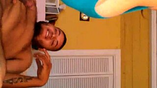 asian beauty rides throbbing fat latino dick deep and hard