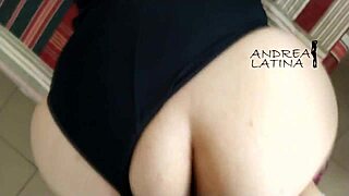 latina bbw ass slammed hard doggystyle by friend