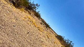 Heart-Pounding Ebony Passion Ignites Wild Car Doggystyle To Vegas