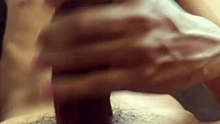 Monster cock stroking session