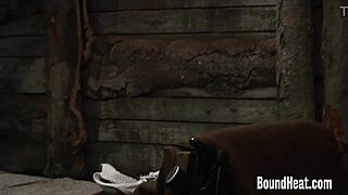 lesbian femdom madame teases natural tits dominating slaves